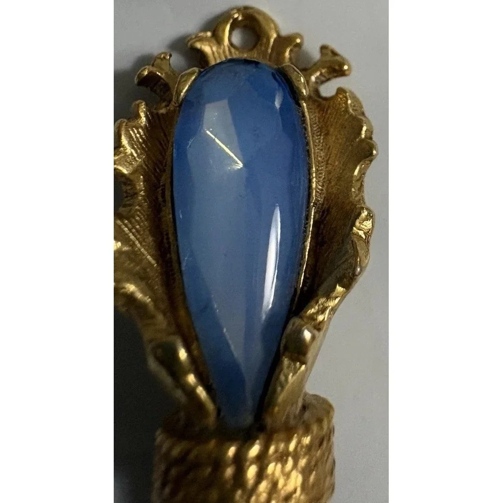 Vintage Florenza Pen With Blue Stone Cabachon